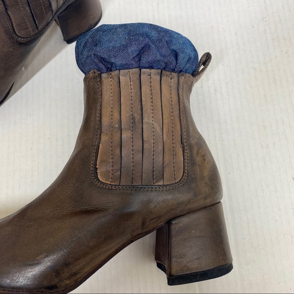 Freebird by Steven Leather Dane Chelsea Ankle Boots Bootie sz 10 - Picture 4 of 12